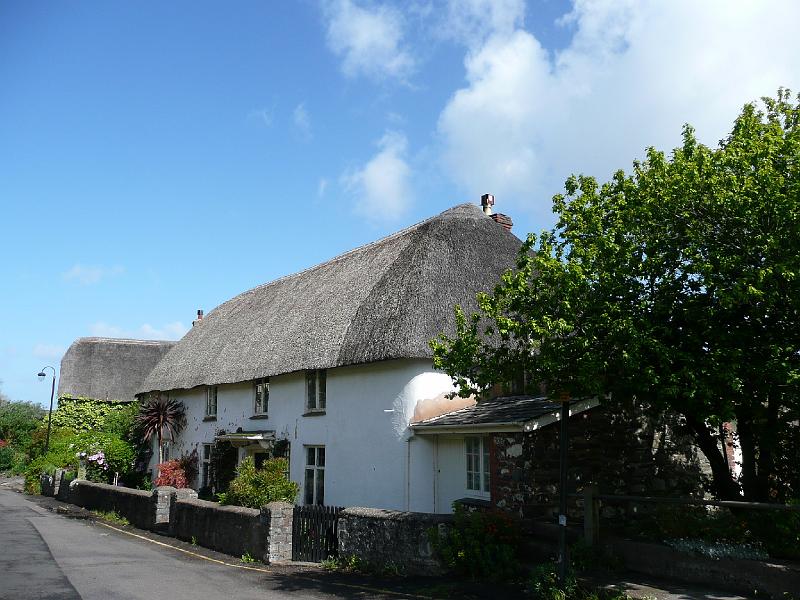 P1000996- Cottage typique du somerset - Porlock weir.JPG - Cottage typique du Somerset - Porlock Weir